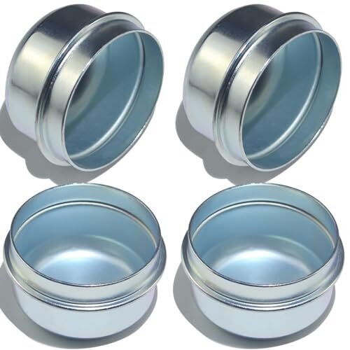 4-Pack Trailer Axle Dust Caps - 2.72" Dexter EZ Lube Grease