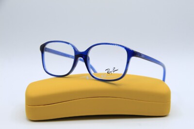 NEW RAY-BAN JUNIOR RB 1903 3834 BLUE BLACK AUTHENTIC EYEGLASSES W/CASE 48-15