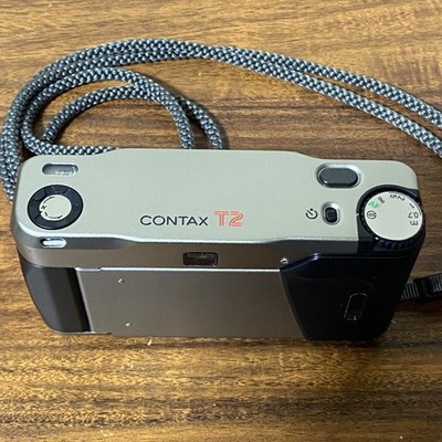CONTAX T2 Carl Zeiss Sonnar 2.8/38 T Compact Film Camera Silver