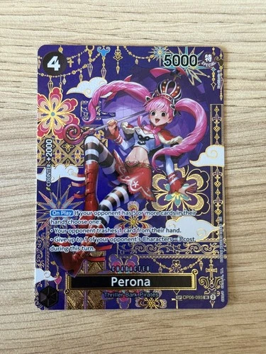 One Piece TCG - Perona SP - OP06-093 - OP14 - The Azure Sea's Seven - ENG - NM