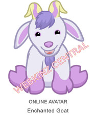 Webkinz Classic Enchanted Goat Code Only  messaged 