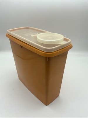 Vintage Tupperware Pour N Store Müslibehälter 469 Deckel & Ausgießer Retro 