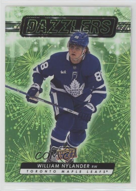 2023-24 Upper Deck Series 1 Dazzlers Green William Nylander #DZ-37 0ju0