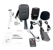 Zoom H2n Handy Digital Recorder Accessory Pack Portable Built-In Microphones USB