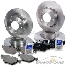 ATEC BREMSSCHEIBEN+BREMSBELÄGE BREMSKLÖTZE VORNE+HINTEN FÜR BMW 3ER E36 316+318