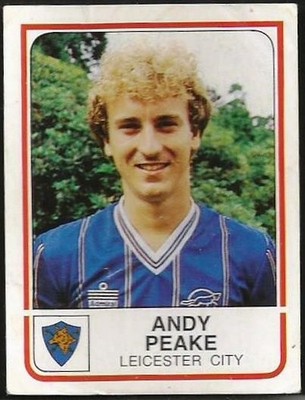 Panini Football 84 - #112 - Leicester City - Andy Peake