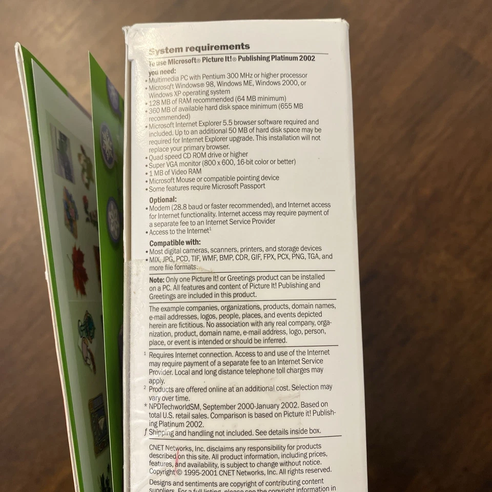 Microsoft Picture It! Publishing Platinum 2002 5th Anniversary Edition (Retail) - Image 2 of 2