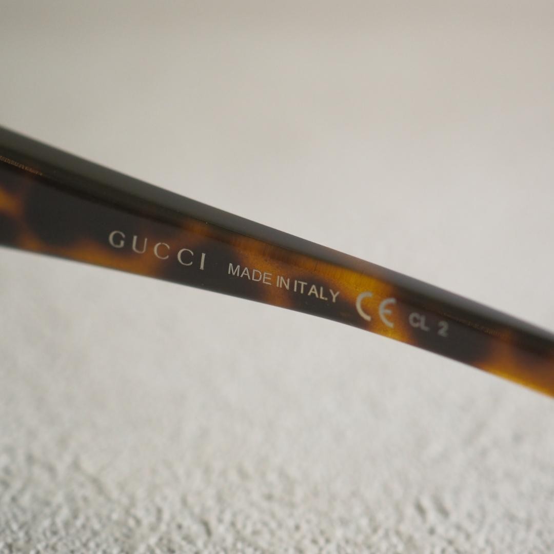 Gucci Tortoiseshell Brown Interlocking G Sunglass… - image 8