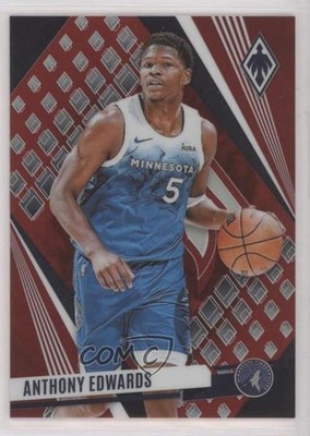 2023-24 Panini Phoenix Red 96/199 Anthony Edwards #227 0u3v