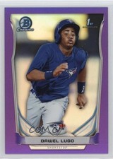 2014 Bowman Chrome Prospects Purple Refractor 111/150 Dawel Lugo #BCP89 0af