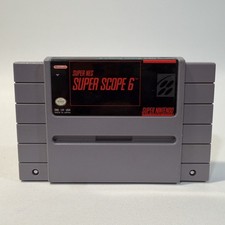 Super Scope 6 Super Nintendo SNES Light Gun Shooter Video Game Cartridge