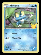 mcdonald's froakie pokemon card Froakie 2021 Pokemon Mcdonalds 25th Anniversary Cards - Froakie 22/25 Holo  Card