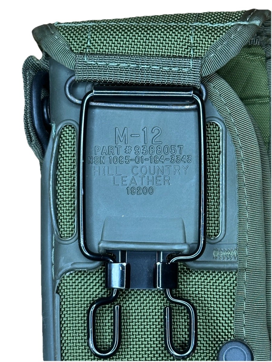 USGI BIANCHI, M12 UNIVERSAL 19200 OD TACTICAL MILITARY HOLSTER W