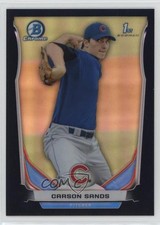 2014 Bowman Draft Chrome Black Refractor /75 Carson Sands #CDP78 9hx