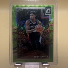 2017-18 Panini Donruss Optic - Rudy Gay #133 Lime Green Prizm /175