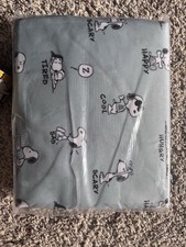 Berkshire Peanuts Light Blue Snoopy Full Sheet Set BRAND NEW