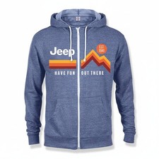 Mens Jeep  Have Fun Out There Zip Hoodie