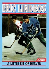 1991-92 Score Eric Lindros #NNO Eric Lindros / Brett Lindros