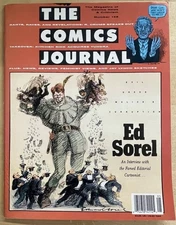 THE COMICS JOURNAL #158 Fantagraphic Books (1993) Ed Sorel, R. Crumb