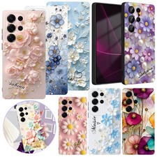 Flower Customized Silicone Case For Samsung Galaxy A16 A15 A36 S24 S25 S26 Cover