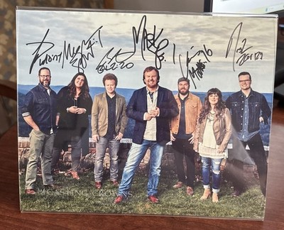 CASTING CROWNS 8x10 Autographed  Photo   Six Hand Signed Signatures
