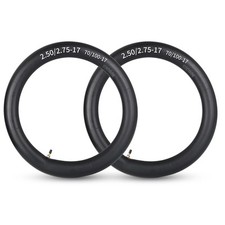 2.50/2.75-17  Dirt Bike Inner Tubes, 2 Pack with TR4 Valve Stem, 70/100-17 He...