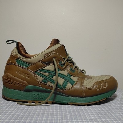 ASICS Gel-Lyte MT Men's Size 11 Chestnut Hunter Green Brown Mid Top 1191A143-200