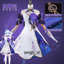 Anime Honkai: Star Rail Robin Cosplay Suit Full Costume Accessory Wig Skirt Gift