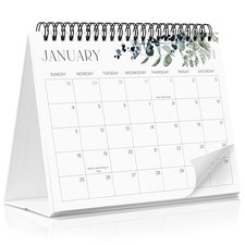 Aesthetic Desk Calendar 2026-2027 - Runs from June 2026 until July 2027 -