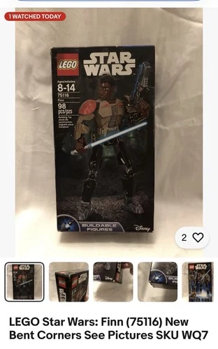 New Four Piece Lego Set Star Wars Boxes Are Damaged. See Pictures.