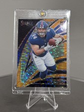 2025 Panini Select - Cam Skattebo RC FOTL /7 Club Level Orange Pulsar - Giants