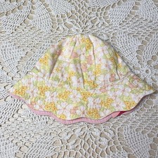 Vintage Y2K Vintage Gymboree Baby Girl 6-18 Months WIldflower Fields NWT Sun Hat