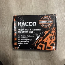HACCO heavy duty, ratchet tie down set