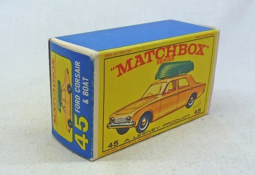 Lesney Matchbox Toys MB45b Ford Corsair ORIGINAL Empty E4 Type Box