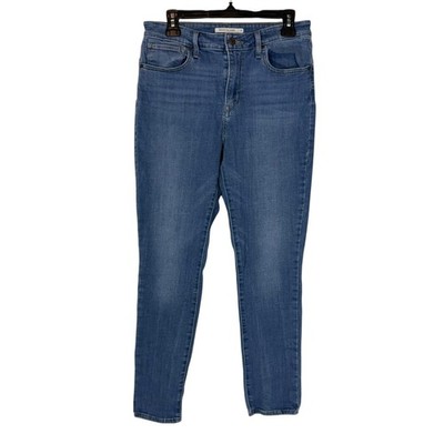Levi's Jeans Womens 31 Blue 721 High Rise Skinny Stretch Denim 5 Pocket Zip Fly