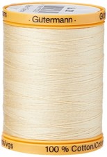 Gutermann Natural Cotton Thread Solids 876 Yards-Vanilla Cream Vanilla Cream