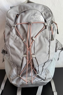 The North Face Borealis Laptop Hiking Camping Backpack Book Bag Grey