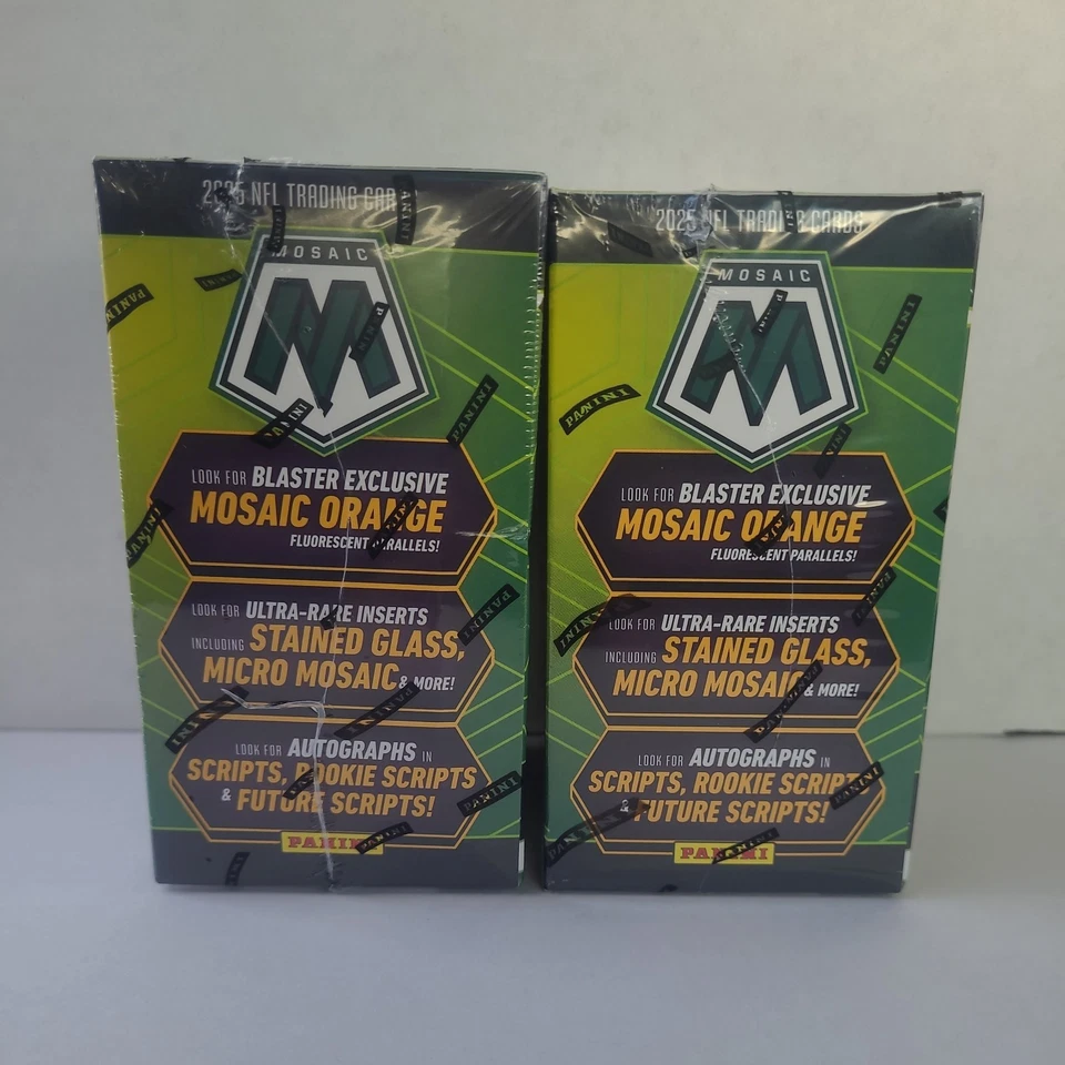 Lot of 2  - New 2025 Panini Mosaic NFL Football Blaster Box SEALED - In Hand 🔥 - Image 2 of 4