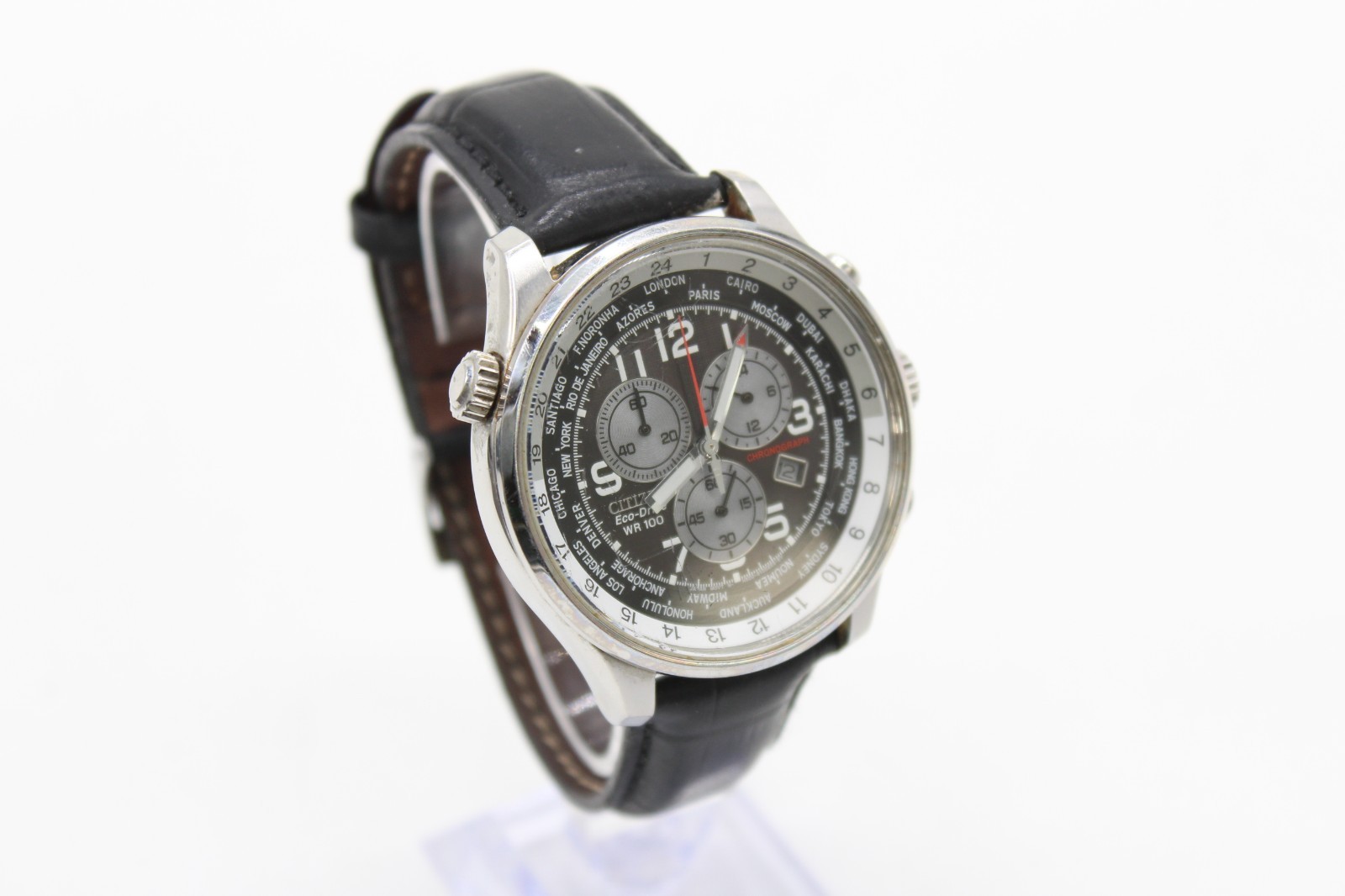 Boxed F Working WR100 Wristwatch Vintage Drive Citizen Eco Gents Solar - vintagewatches.pk