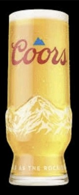 4 Coors halbes Pint Gläser 10 Unzen brandneu