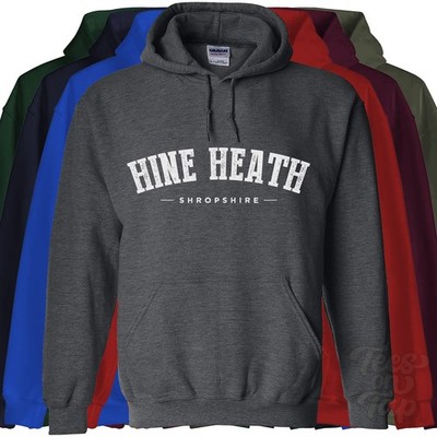 HINE HEATH SHROPSHIRE HOODIE Moston Weston-under-Redcastle England College
