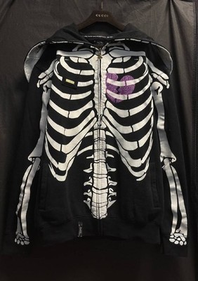 VTG ''OG'' LRG DEAD SERIOUS BLACK HOODIE 2000s Zip Up Sz XXXL