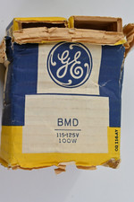 Lot of 6 Vintage GE BMD Projection Lamp Bulbs 115-125V 100W General Electric NOS