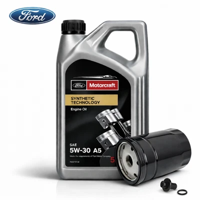 5L Ford 5W30 Motoröl + Ölfilter für Ford Fiesta Focus KA Mondeo Tourneo Transit - Bild 1 von 4