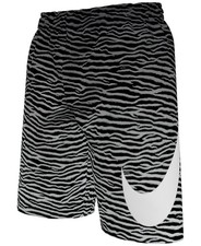 Nike Big Boys Tiger Fade 7" Volley Swim Shorts - Black Size XL