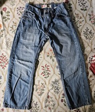 Levis 505 Boys Straight Fit Medium Wash Jeans Size 8 Reg 24x22