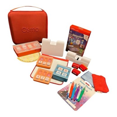 Osmo Learning Bundle   Games, Bases, Reflectors, accessories and Case