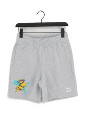 Puma Men's Shorts S Grey Graphic 100% Cotton Sweat New with tags