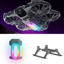 For DJI Neo 2 Drone RC Landing Gear Heightened Folding Stand Protector RGB Light