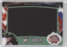 2015-16 Leaf ITG Heroes & Prospects Emerald 19/25 Kale Clague #CR-09 0f6